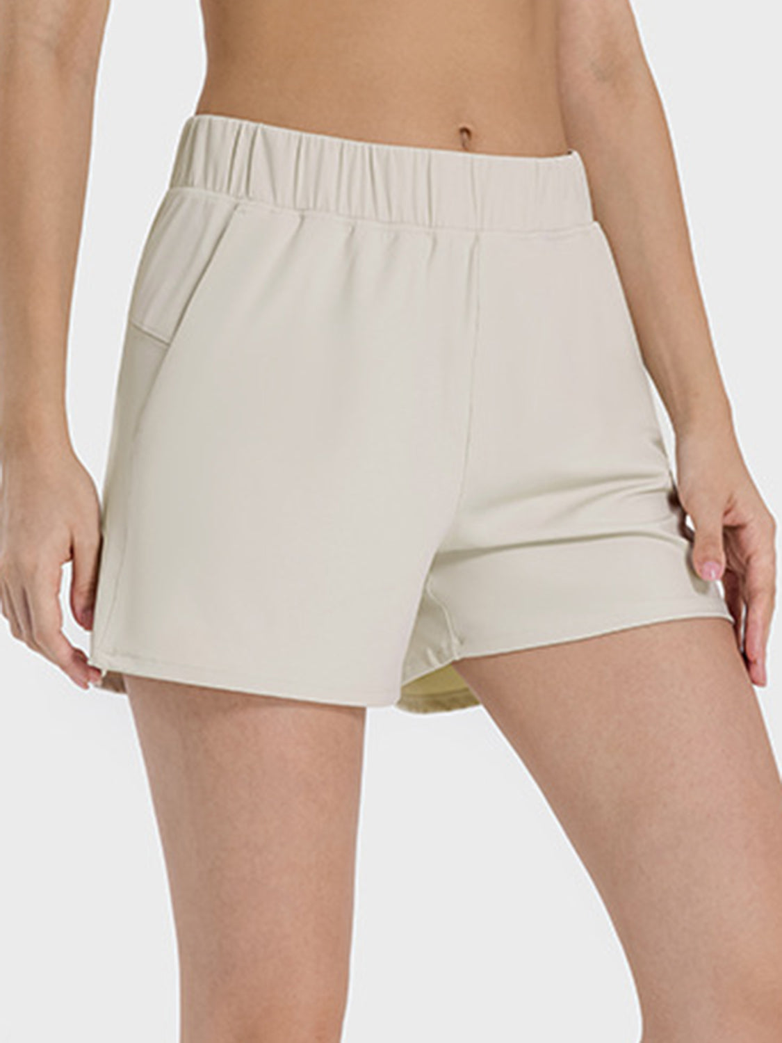 Pantalones cortos deportivos con cintura elástica