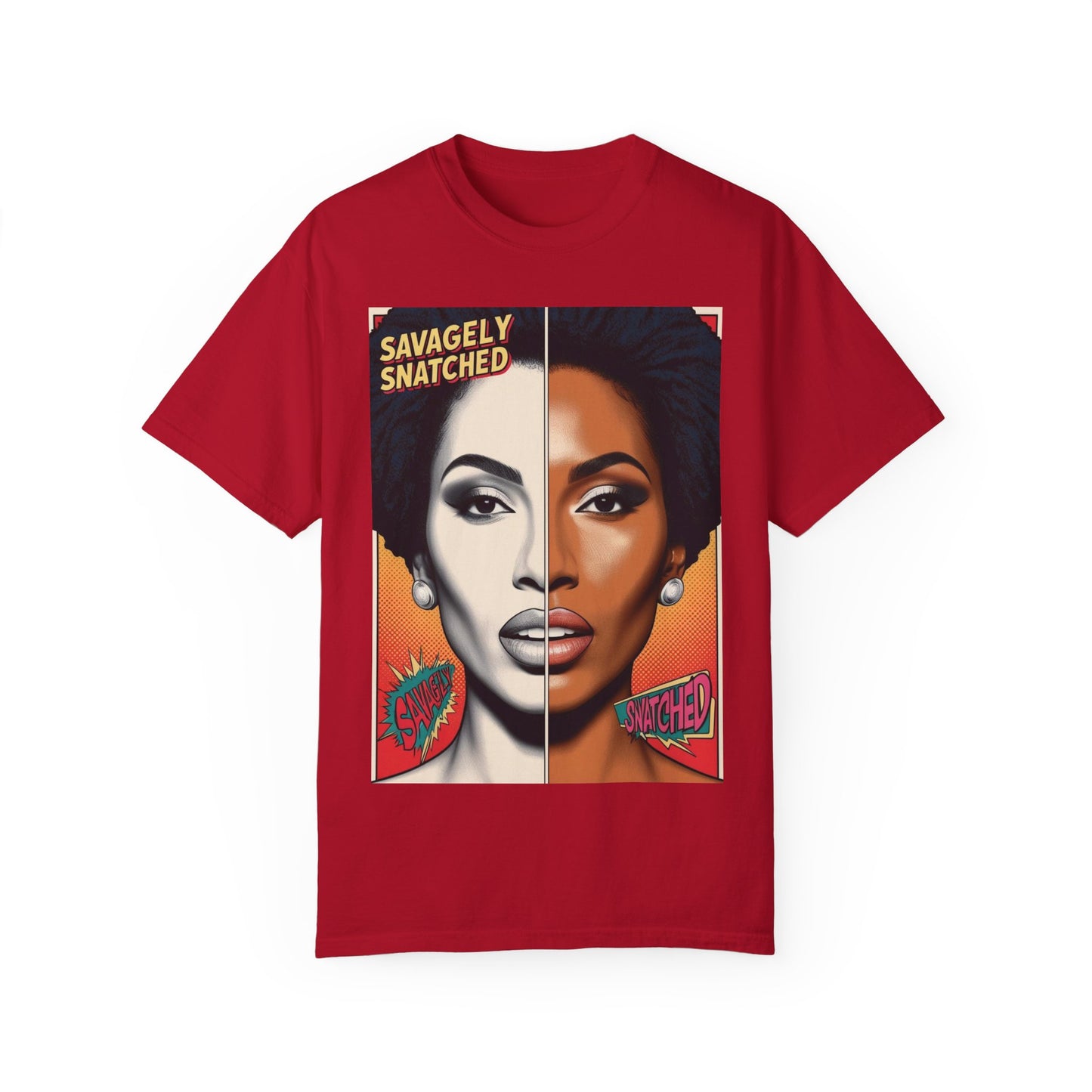 Split Face Unisex T-Shirt - Savagely Snatched Power Tee