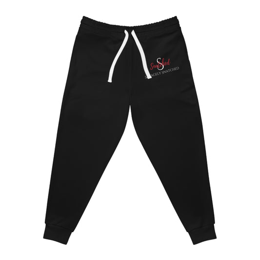 Black Savagely Snatched Athletic Joggers