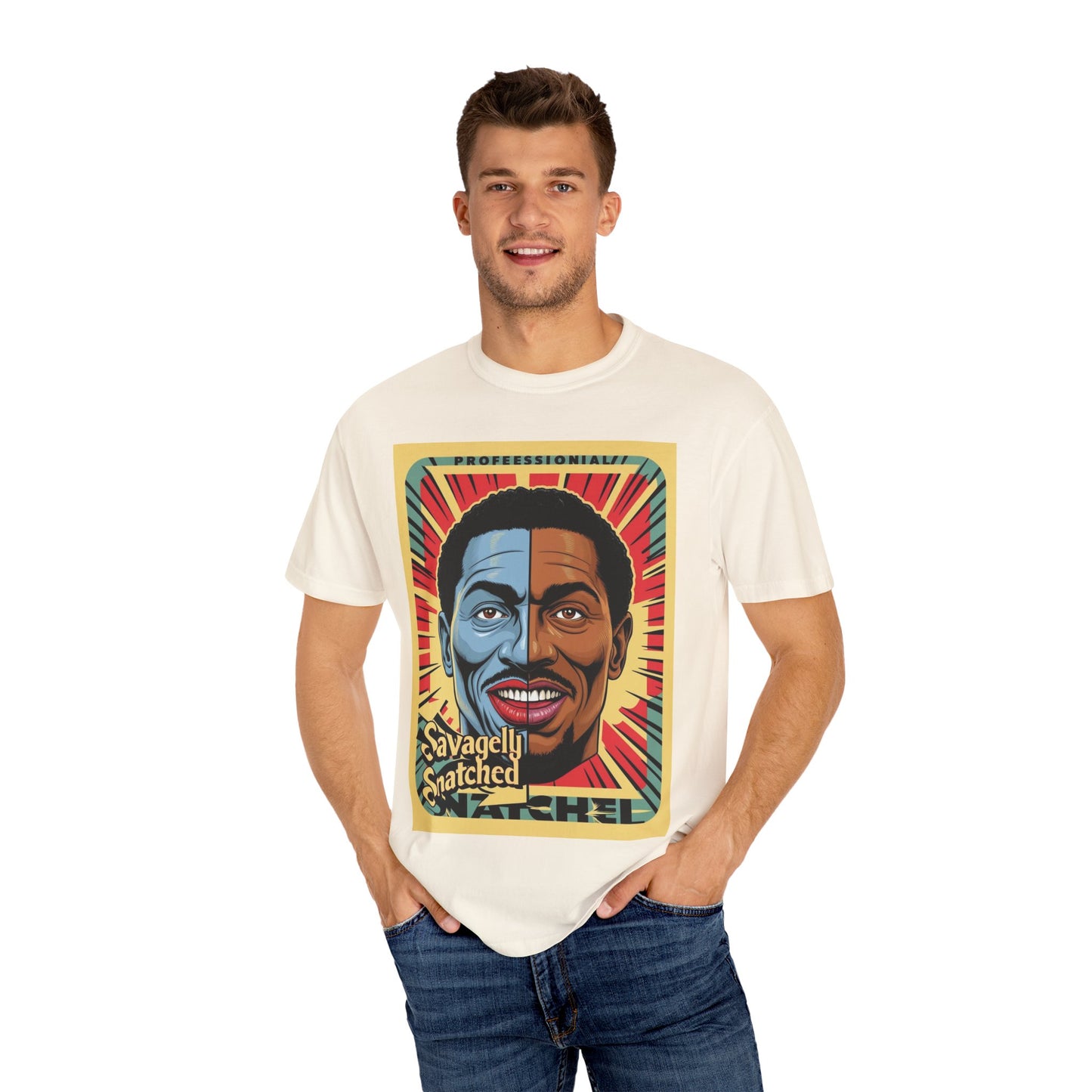 Split Face Unisex T-Shirt - Savagely Snatched Swag Tee