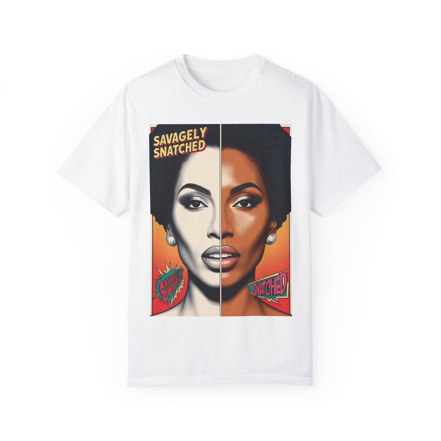 Split Face Unisex T-Shirt - Savagely Snatched Power Tee