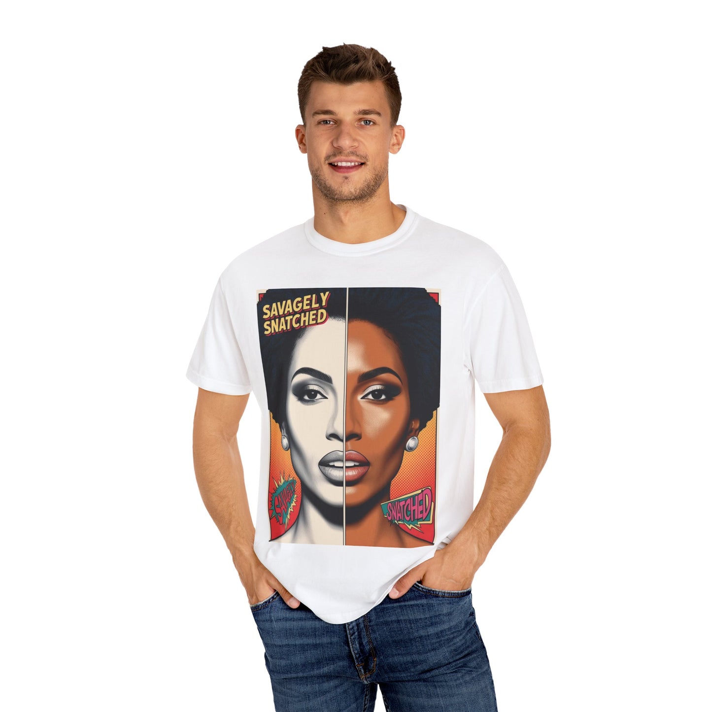 Split Face Unisex T-Shirt - Savagely Snatched Power Tee