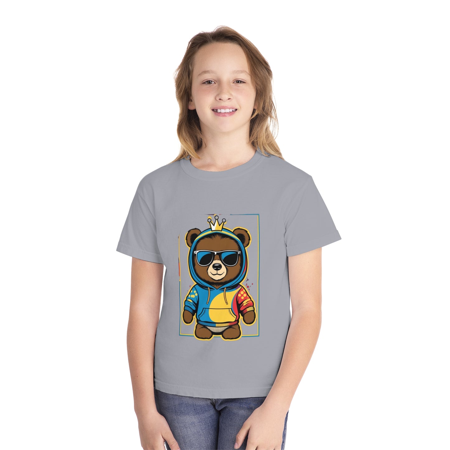 Youth Tee - Savagely Snatched It's My World Bear Tee