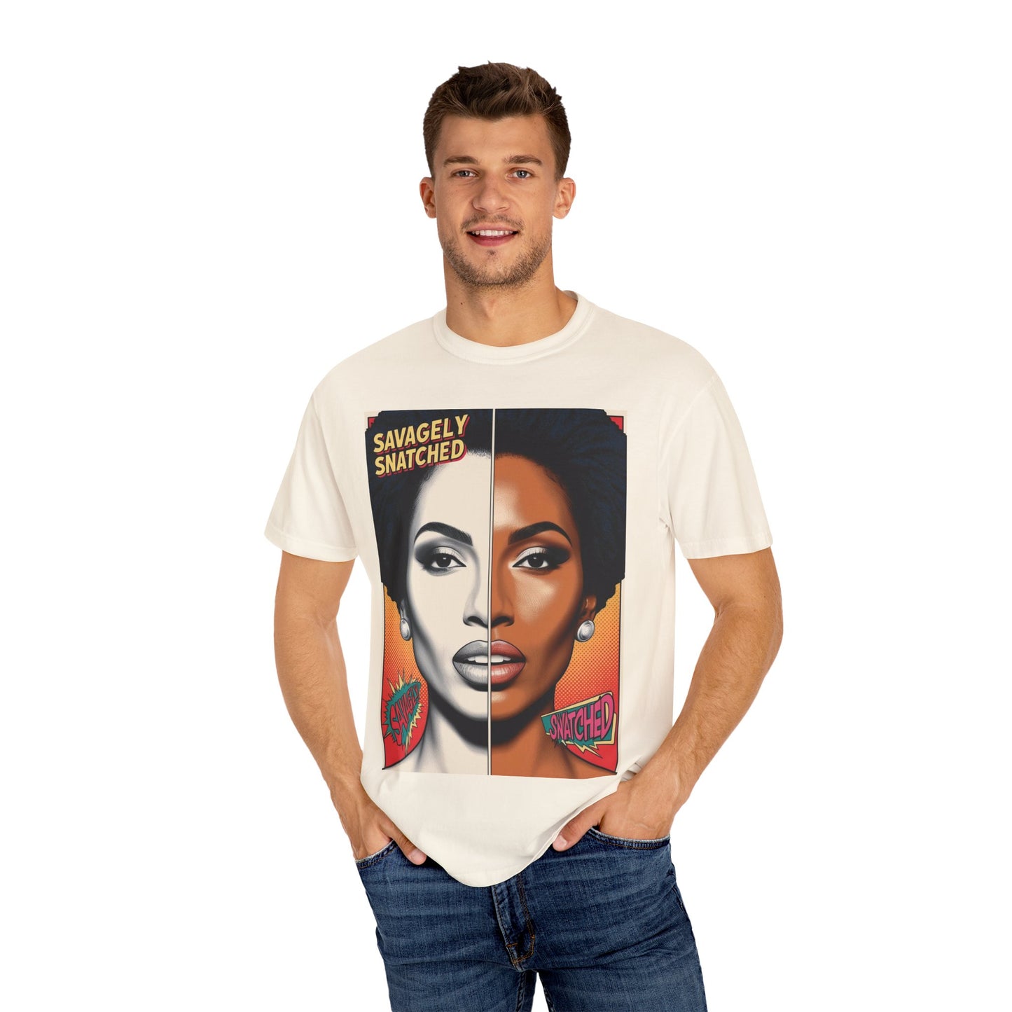 Split Face Unisex T-Shirt - Savagely Snatched Power Tee