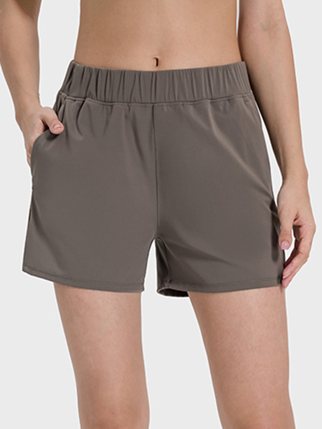 Pantalones cortos deportivos con cintura elástica