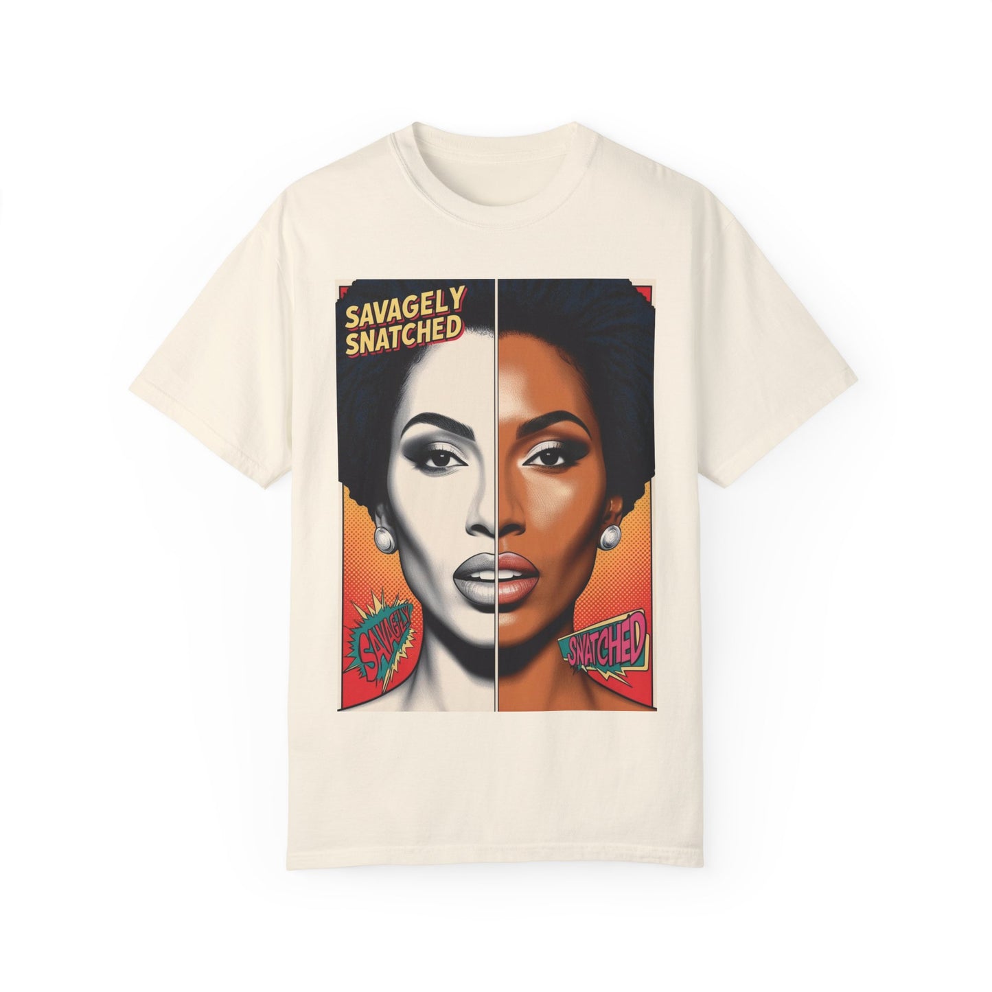 Split Face Unisex T-Shirt - Savagely Snatched Power Tee