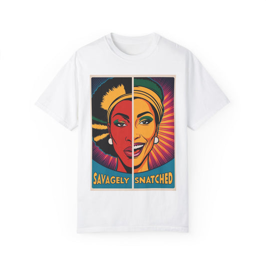 Split Face Unisex T-Shirt - Savagely Snatched I'm Your Queen Tee