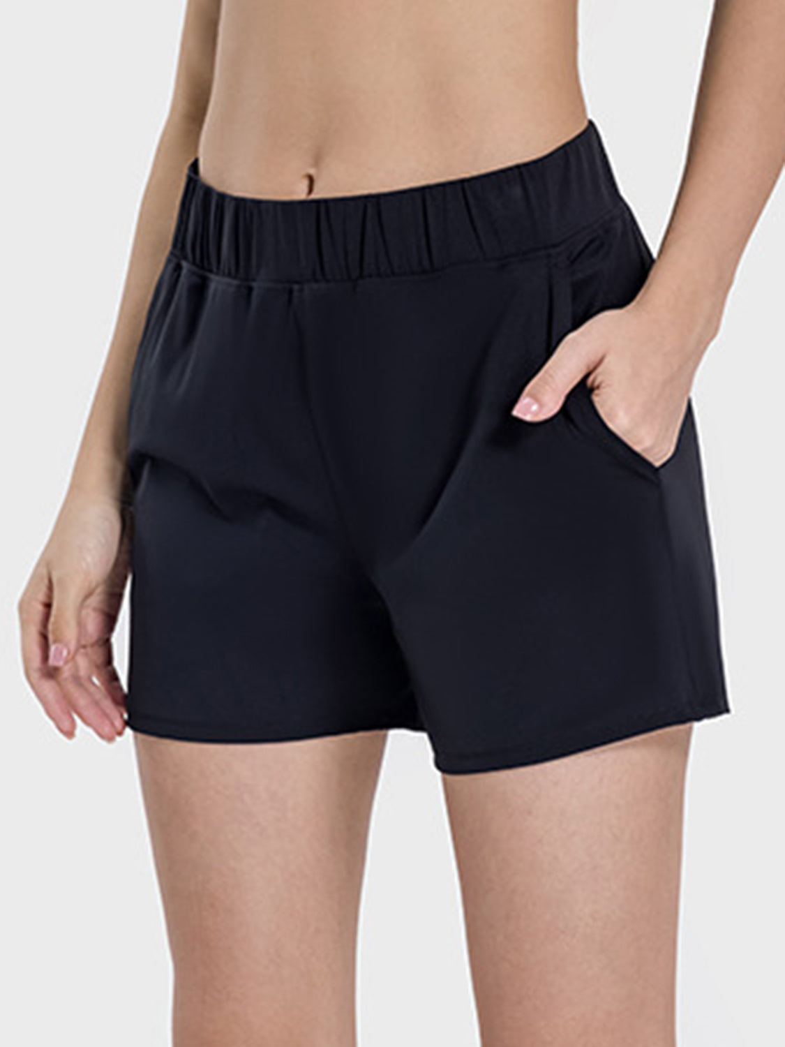 Pantalones cortos deportivos con cintura elástica