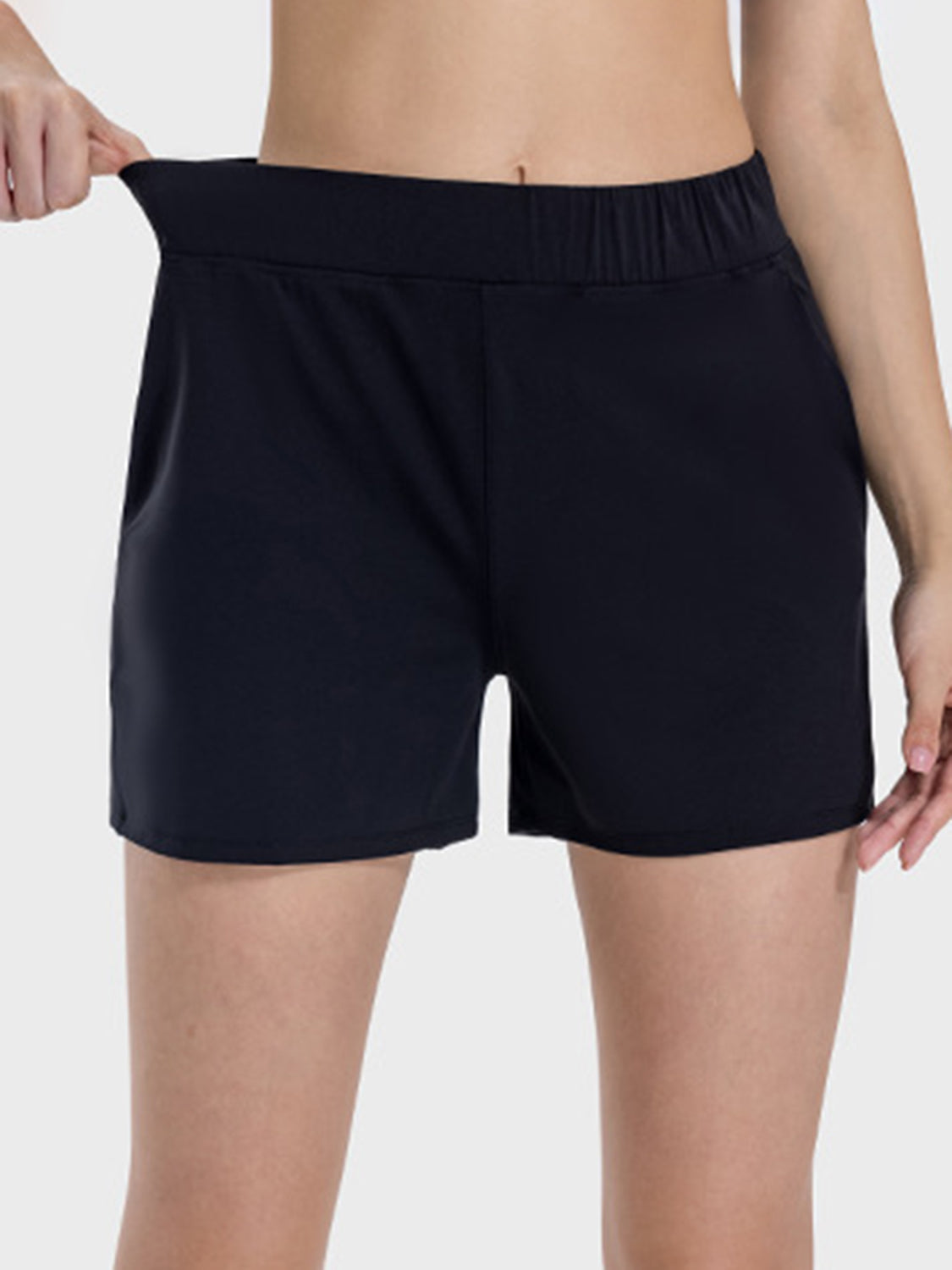 Pantalones cortos deportivos con cintura elástica