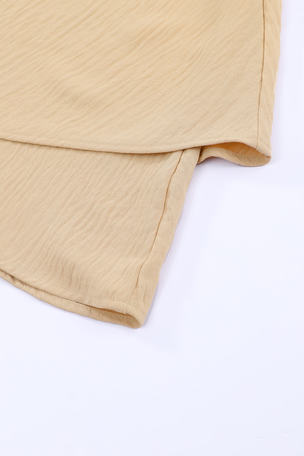 Pantalones cortos con cintura elástica y capas