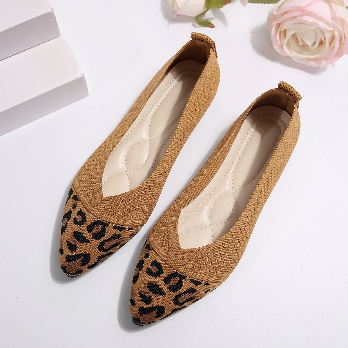 Point Toe Flat Slip-Ons