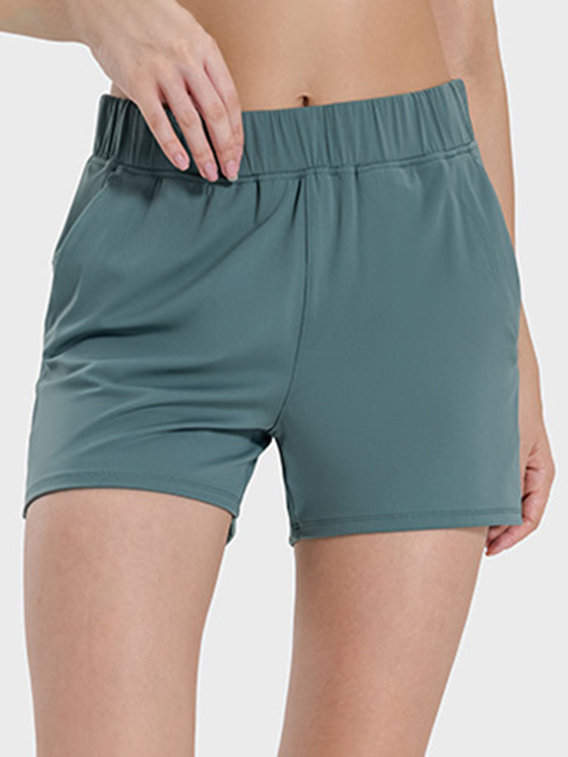 Pantalones cortos deportivos con cintura elástica