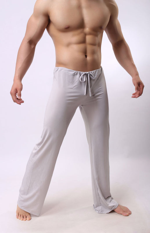 Men's casual pants breathable cool home pants pants