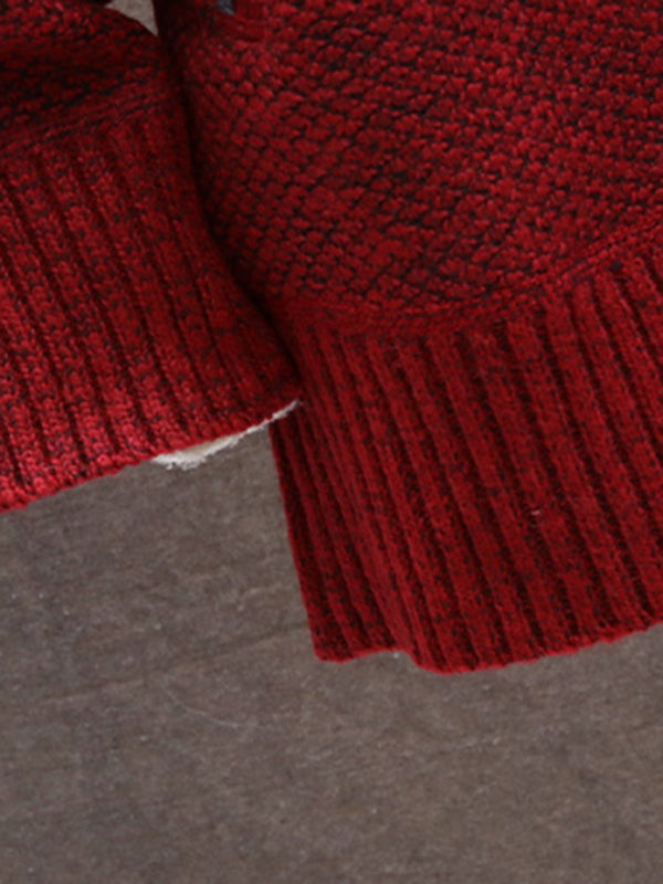 Men’s Color Block Faux Fur Lining Zip Front Hooded Drawstring Hood Sweatshirt Jacket