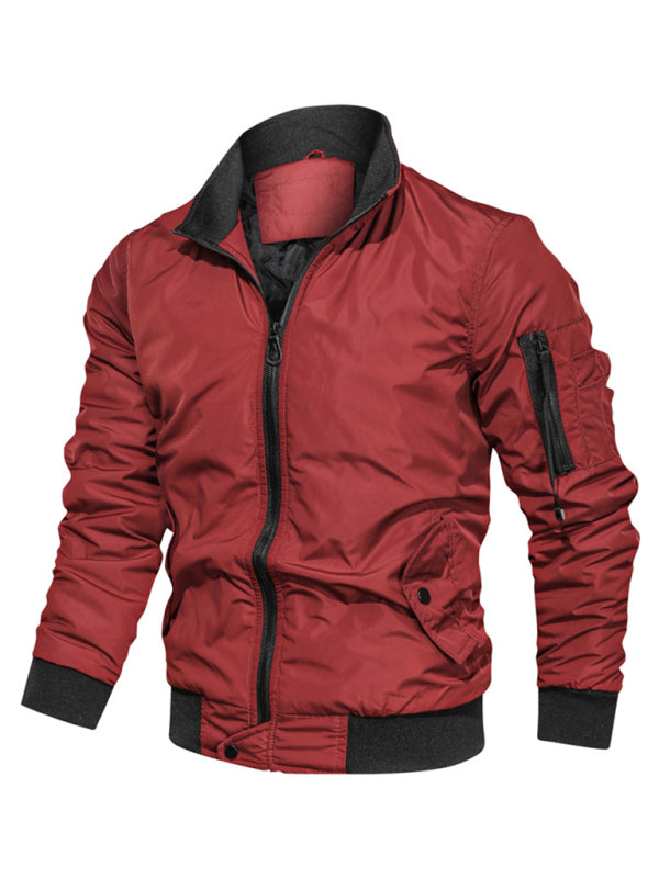 Chaqueta de algodón para hombres Abrigo Ropa de algodón para hombres de moda simple 