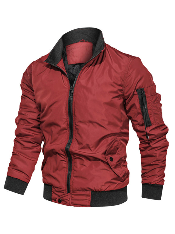 Chaqueta de algodón para hombres Abrigo Ropa de algodón para hombres de moda simple 