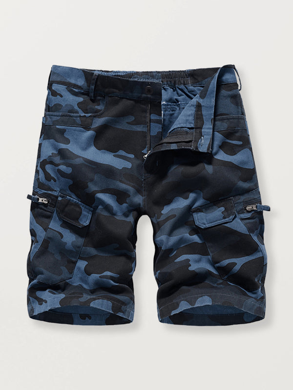 Men's Camouflage Print Cargo Shorts