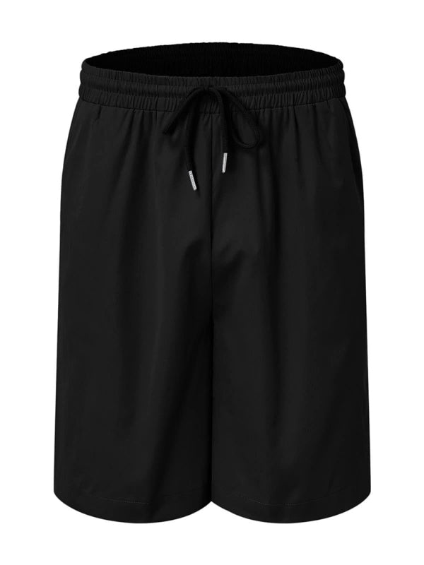Conjunto de camisa de hombre casual suelta de lino de pantalones cortos de manga corta de deportes simples 