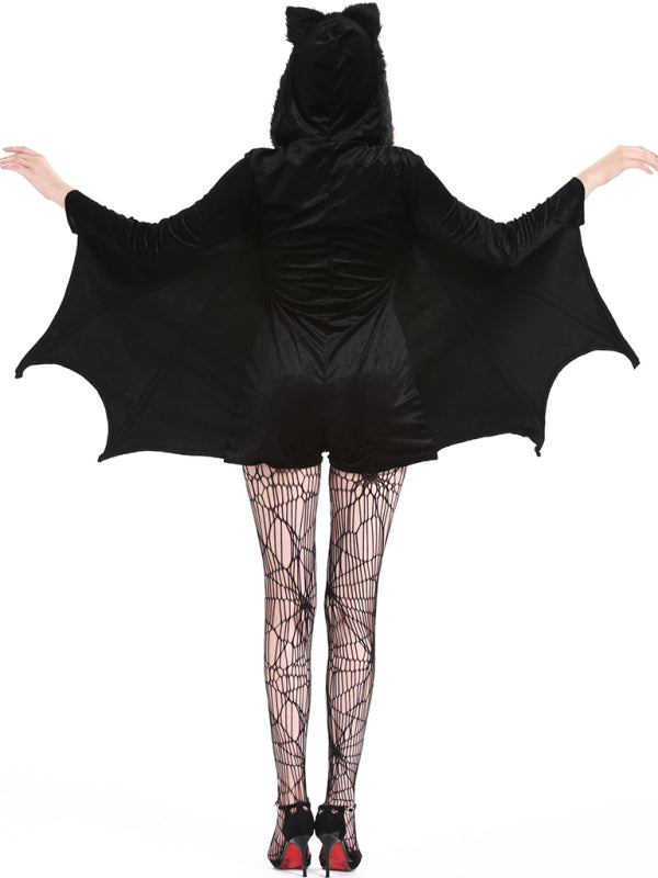 Disfraz de murciélago de Halloween para mujer en talla grande 