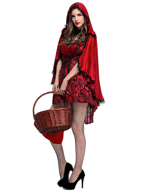 Disfraz de Caperucita Roja gótica para Halloween 