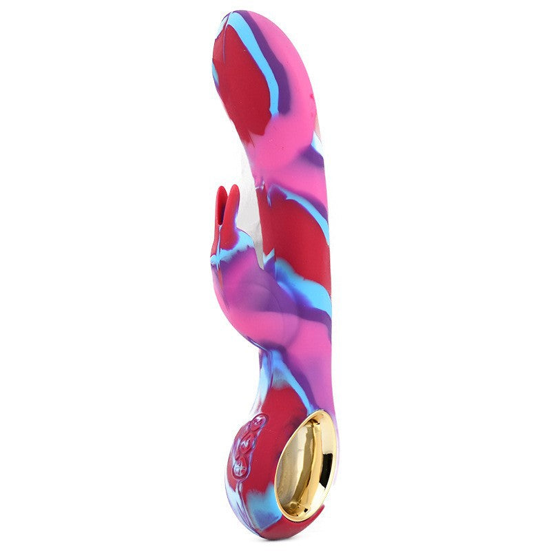 Tini Rainbow Silicona 10 Frecuencia Calentamiento Vibración Stick 
