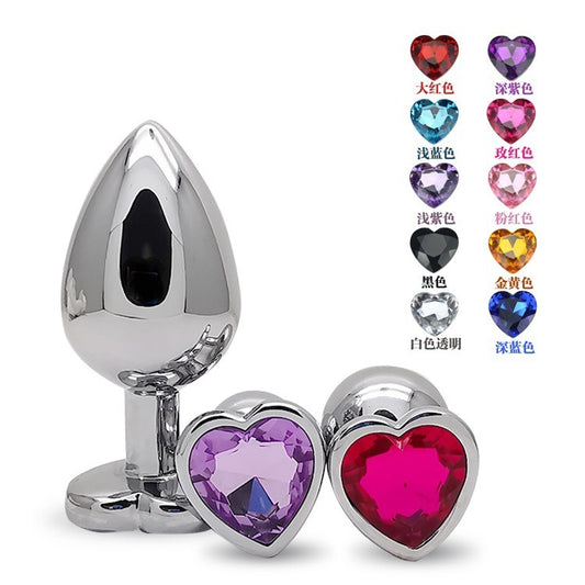 Tapón anal en forma de corazón anal
