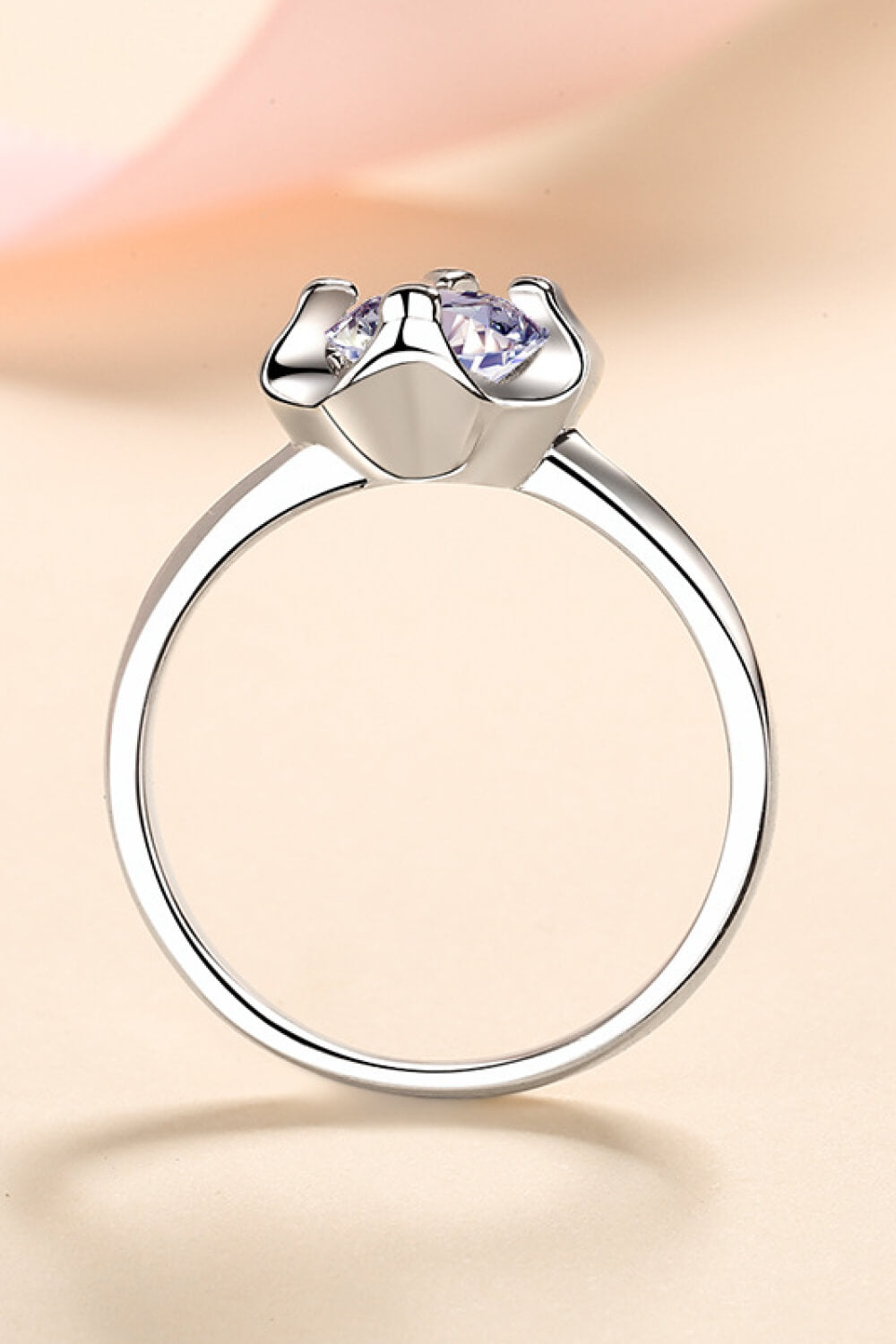 La vida es tan buena Moissanite Anillo