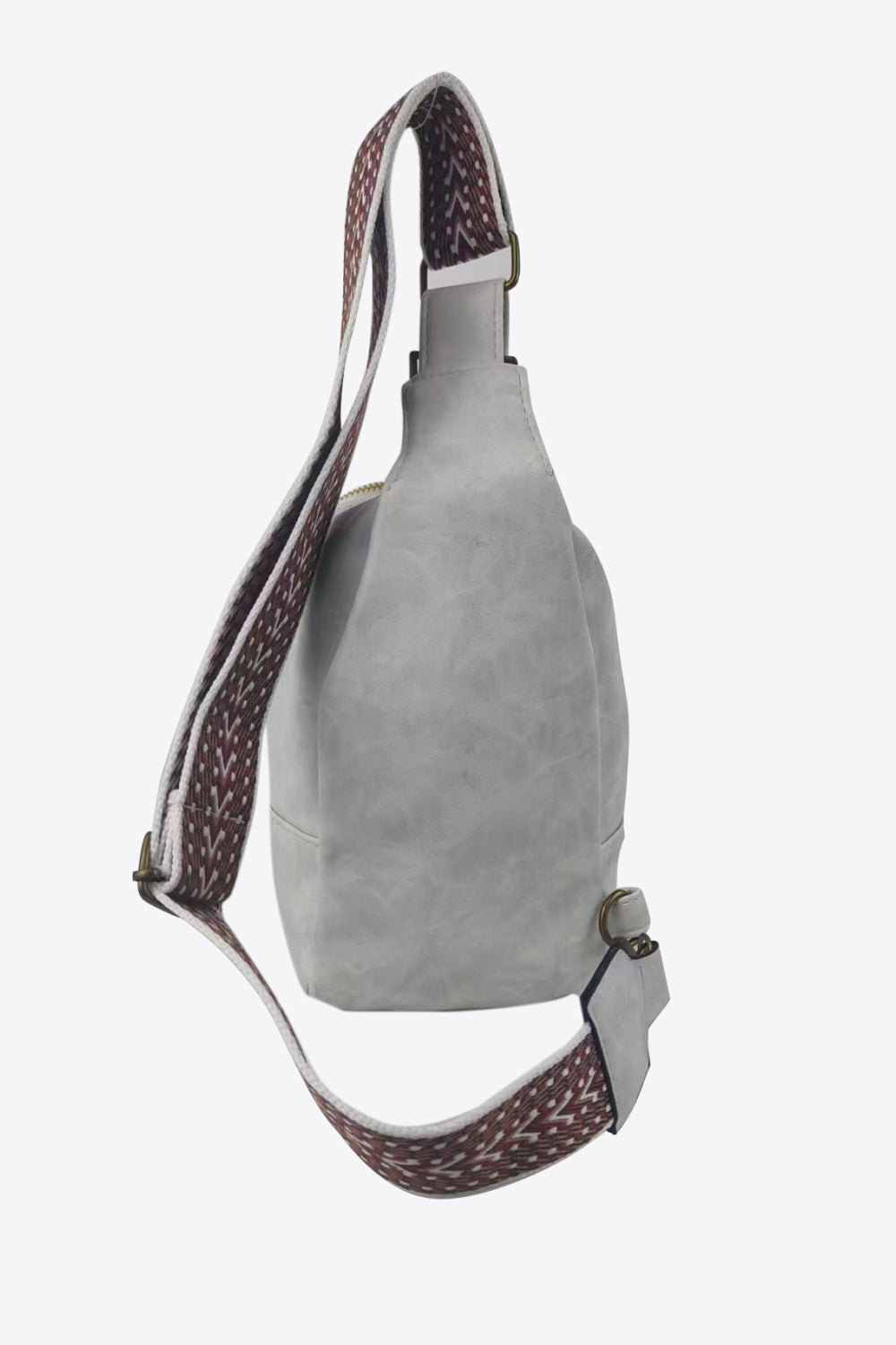 Adjustable Strap PU Leather Sling Bag