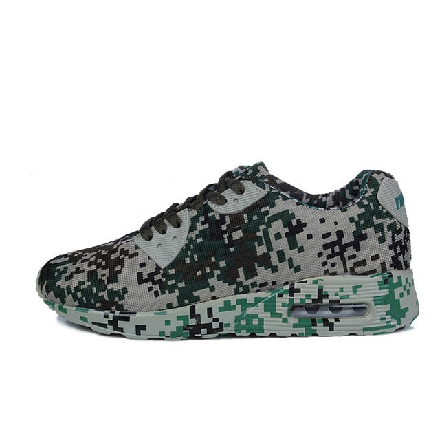 Zapatillas de correr para hombre, Zapatillas deportivas para parejas, Zapatillas deportivas para exteriores, zapatillas transpirables de camuflaje para hombre 
