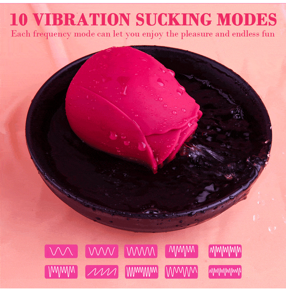 Rose Clitoris Sucker Vibrator