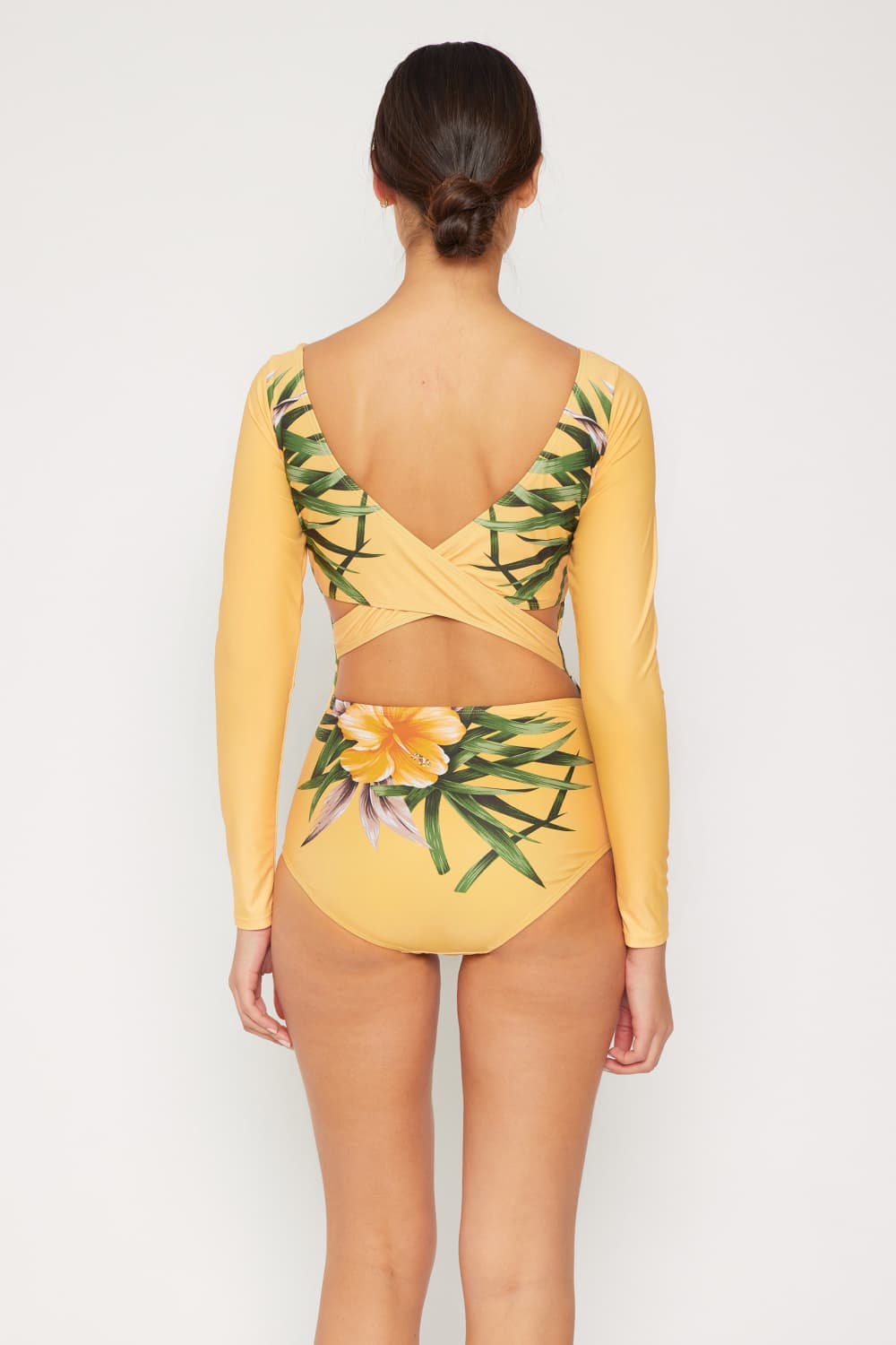 Traje de baño de una pieza de manga larga Cool Down de Marina West Swim