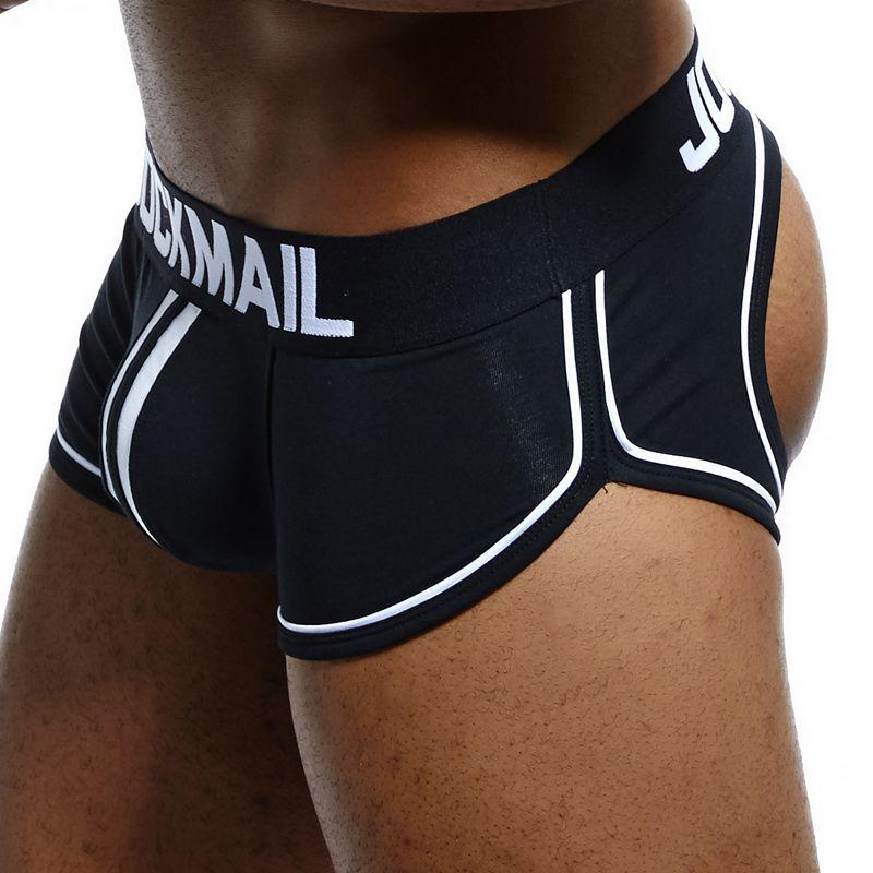 JockMail Mens Cotton Low Waist Jockstrap Underwear