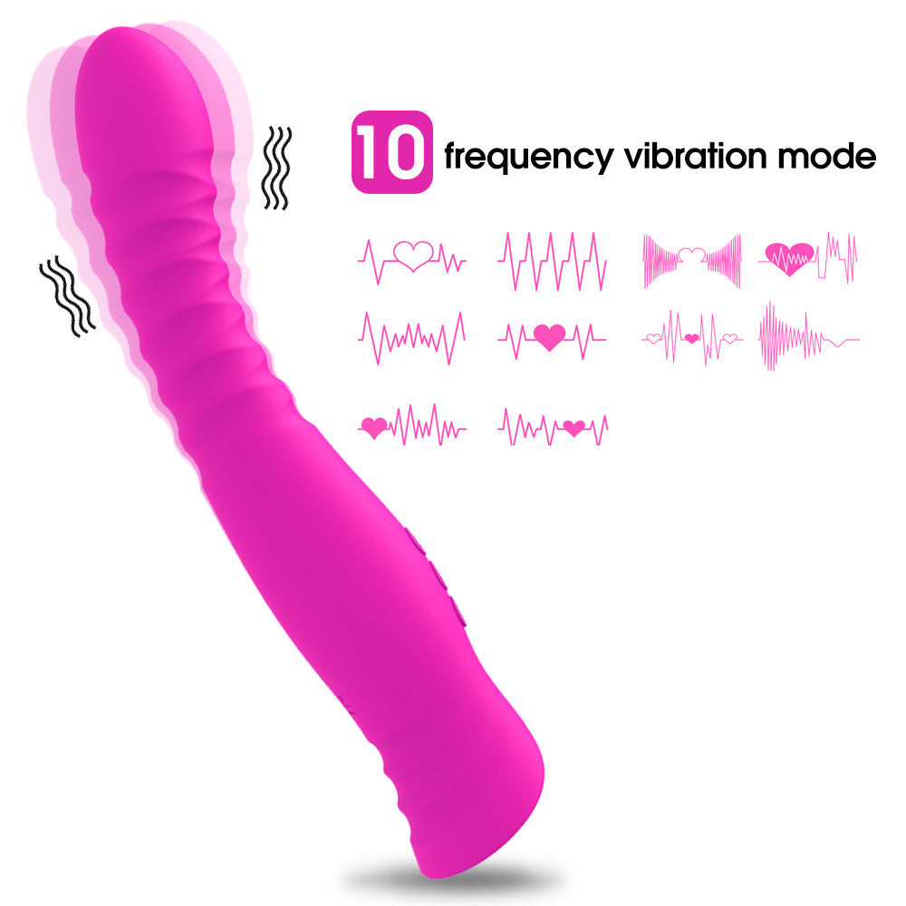 Vibrador de punto G de hilo de dedo recargable 