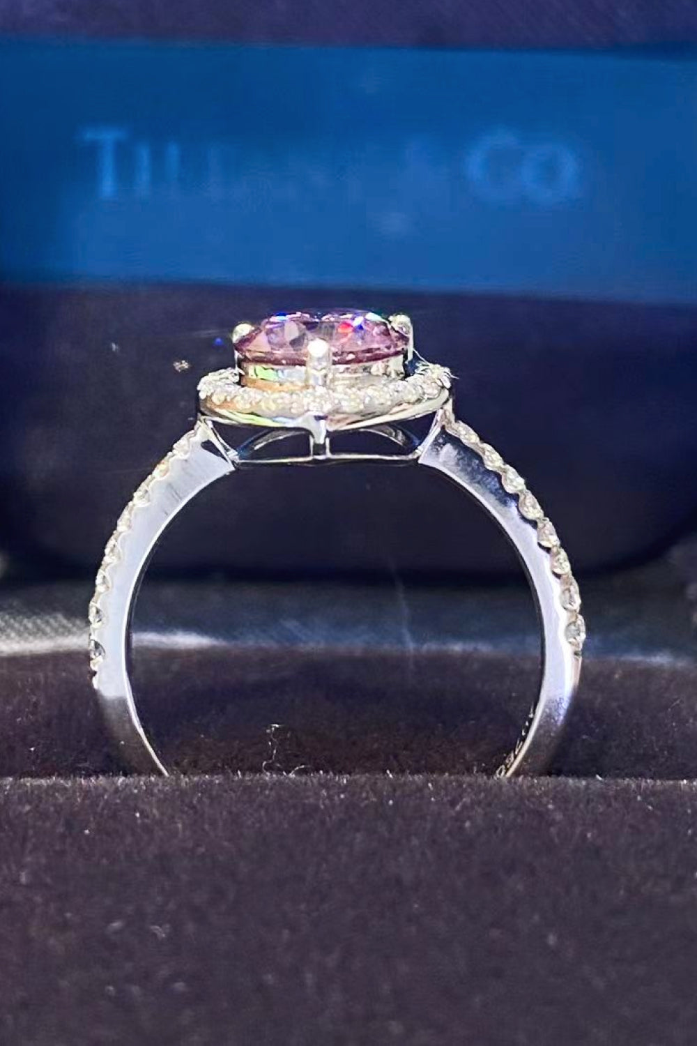 Anillo de corazón Moissanite de 1 quilate de Lifelong Journey