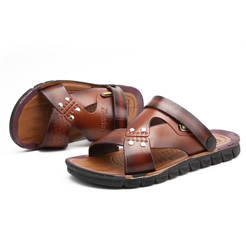 Zapatos de Hombre, chanclas de verano para Hombre, sandalias de playa de alta calidad, Zapatos antideslizantes para Hombre, Zapatos informales, venta al por mayor 43 