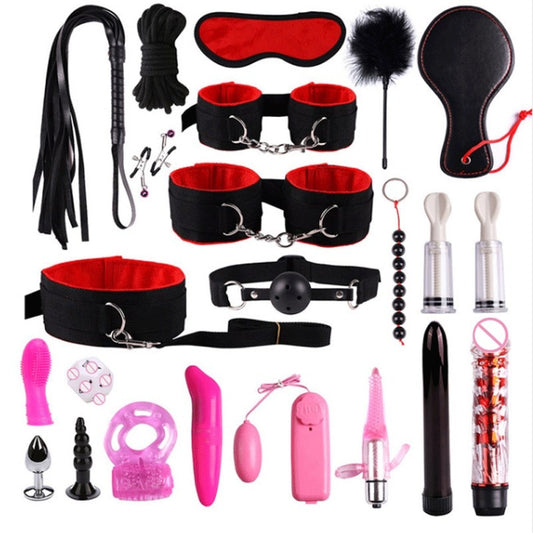 Juego de juegos de esclavos para adultos BDSM Bondage de 23 piezas 