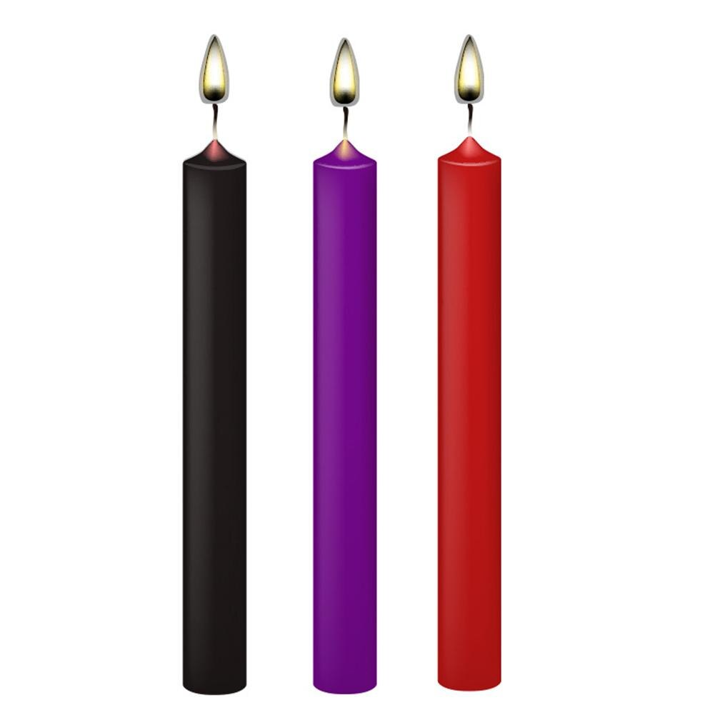 3pcs/set Low Temperature Candle Bdsm Drip Candles