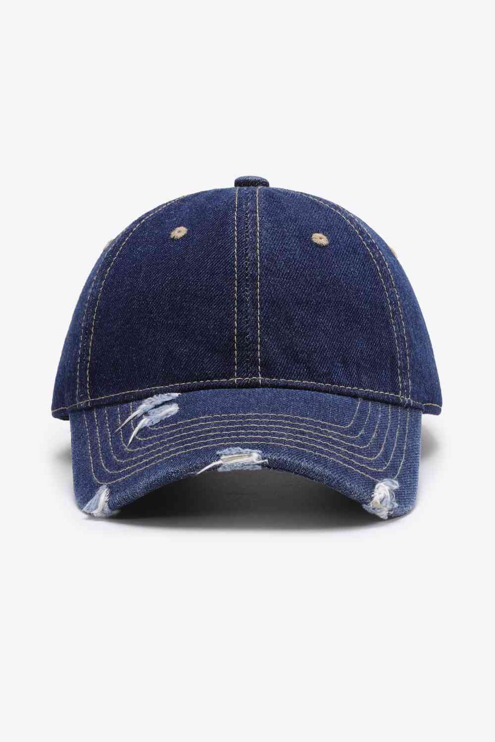 Distressed Adjustable Baseball Cap